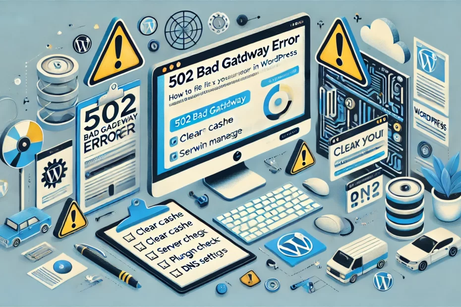 Як виправити помилку 502 Bad Gateway у WordPress